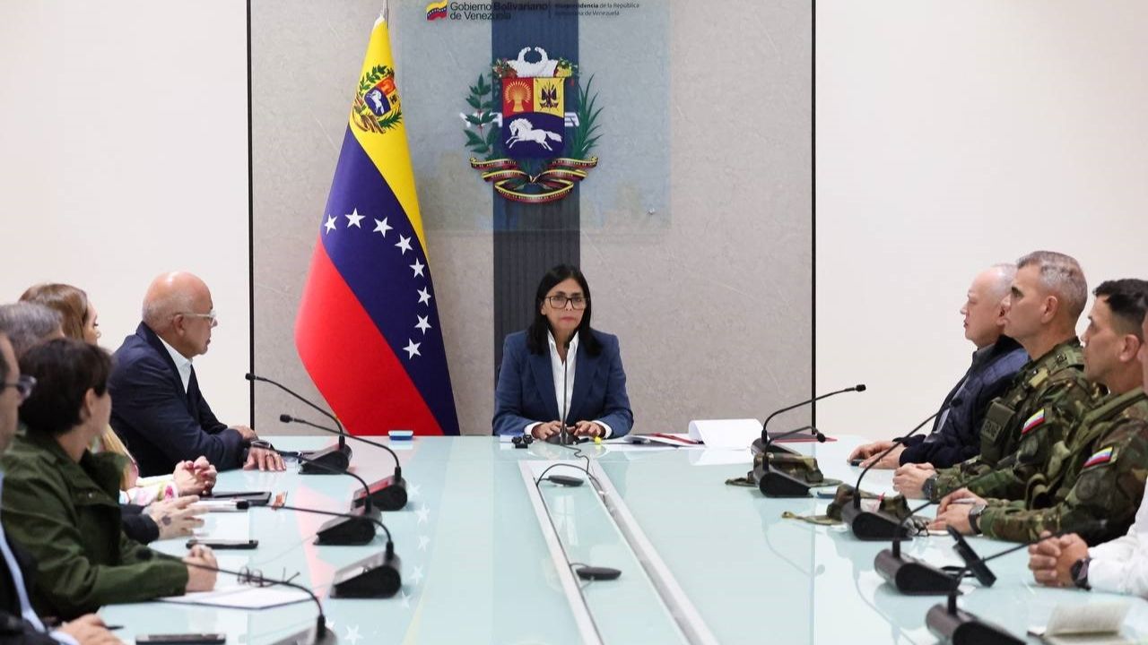 Delcy Rodríguez exige la "inmediata liberación" de Maduro