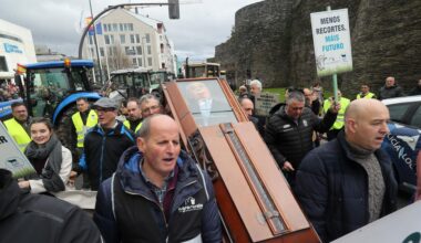 Agricultores protestan en Lugo contra el acuerdo UE-Mercosur