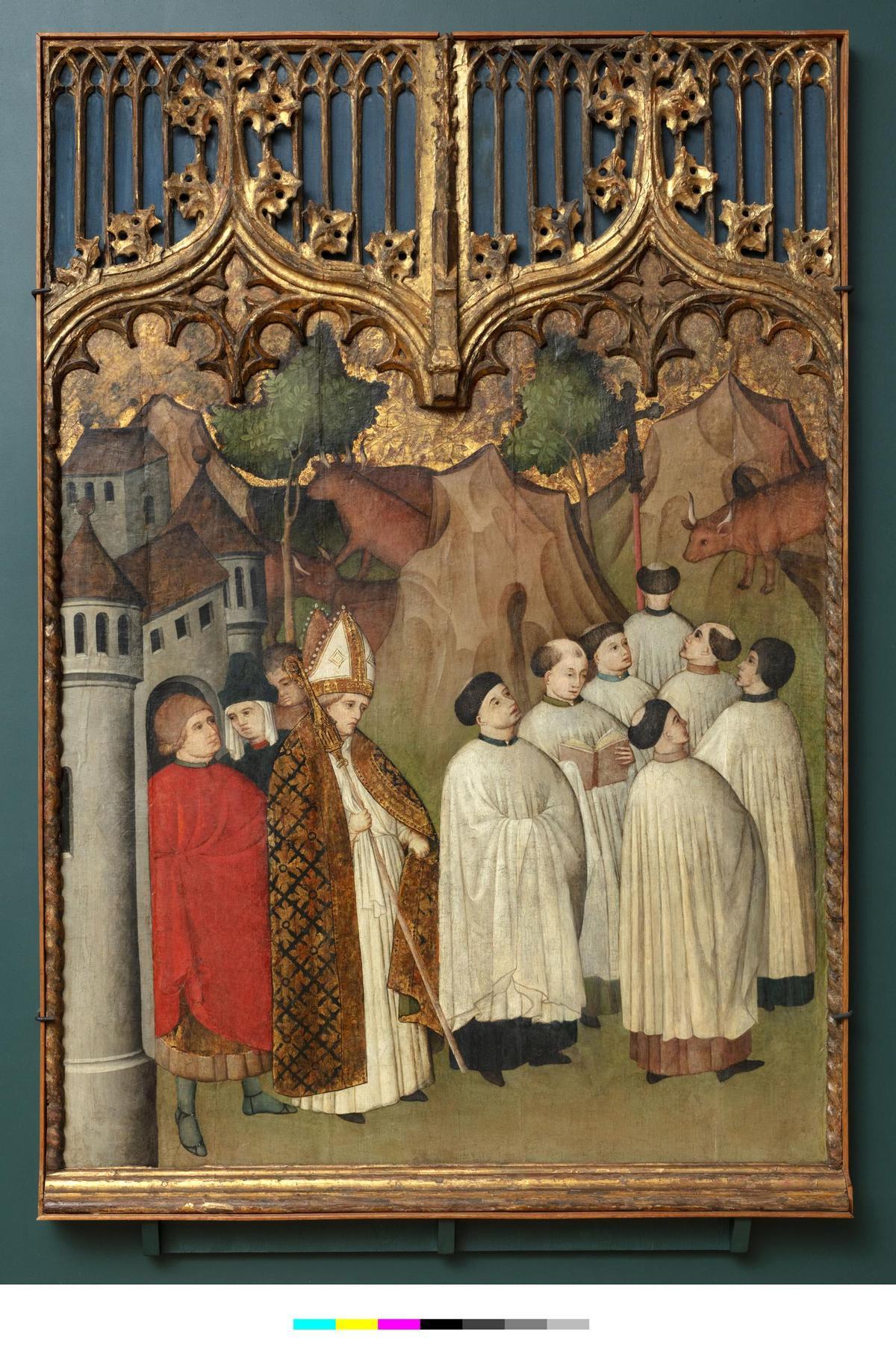 Tabla gótica que desapareció de Villalpando y que ha sido localizada en Estados Unidos.