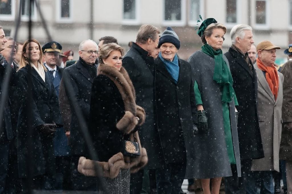 Los reyes de Bélgica junto a los Grandes Duques de Luxemburgo