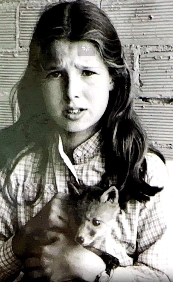 Anne Igartiburu, cuando era niña