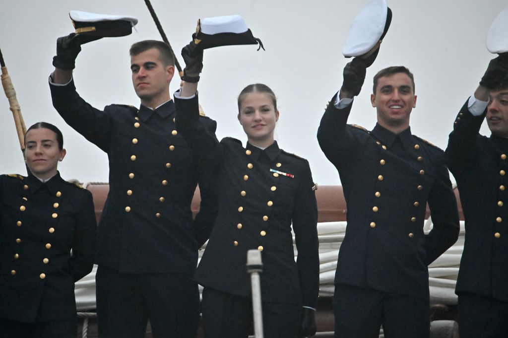La princesa Leonor llega a Valparaíso (Chile) en Elcano en abril de 2025