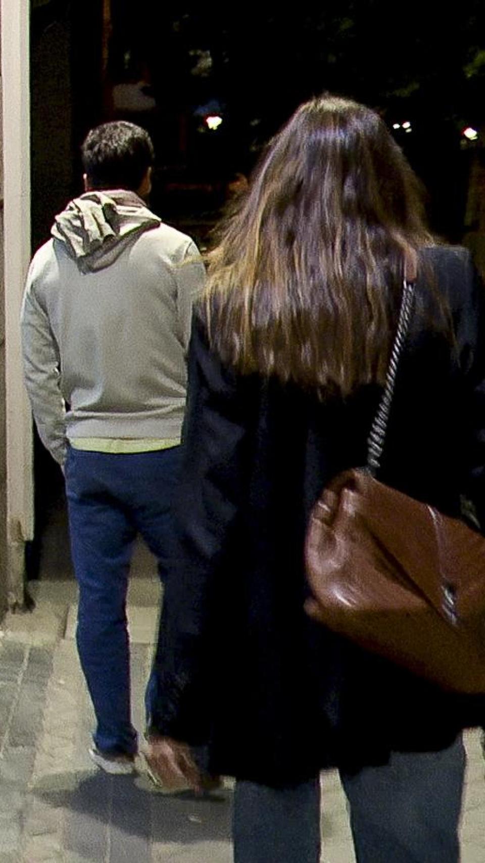 Sara y José Luis paseando por Madrid, el 28 de marzo de 2025.