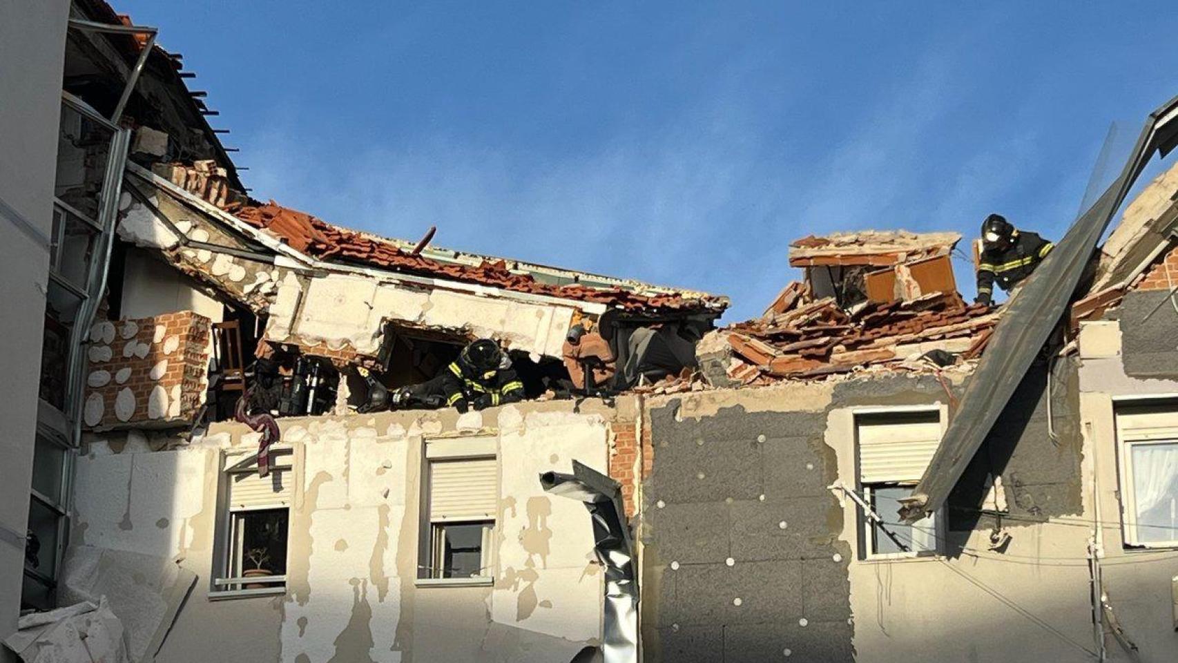 el edificio estaba en obras