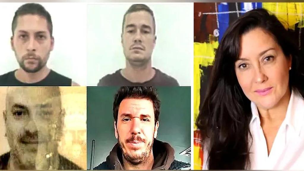 Basoa, Adasme, Gorbe, Moreno Dapena y Rocío San Miguel, los cinco españoles presos políticos liberados en Venezuela.