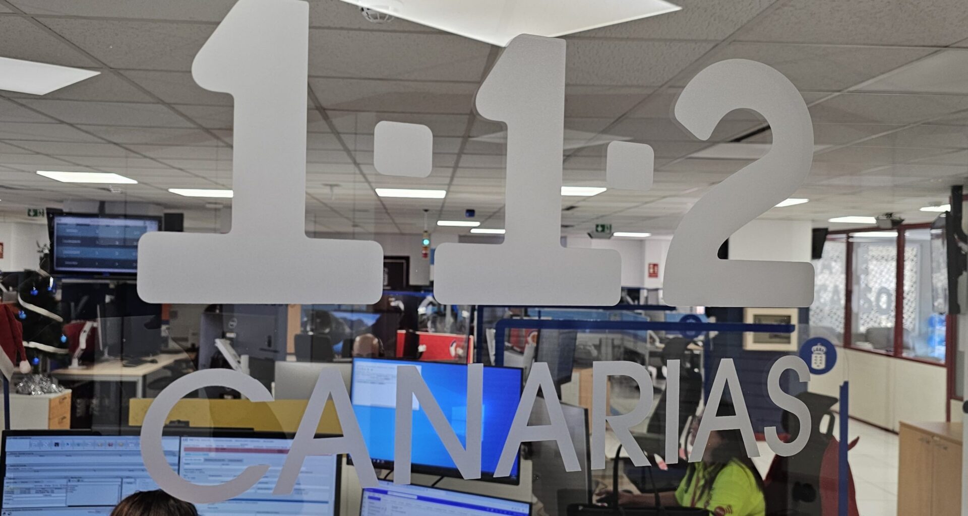 Centro Coordinador de Emergencias y Seguridad (Cecoes) 112 sala operativa Gran Canaria