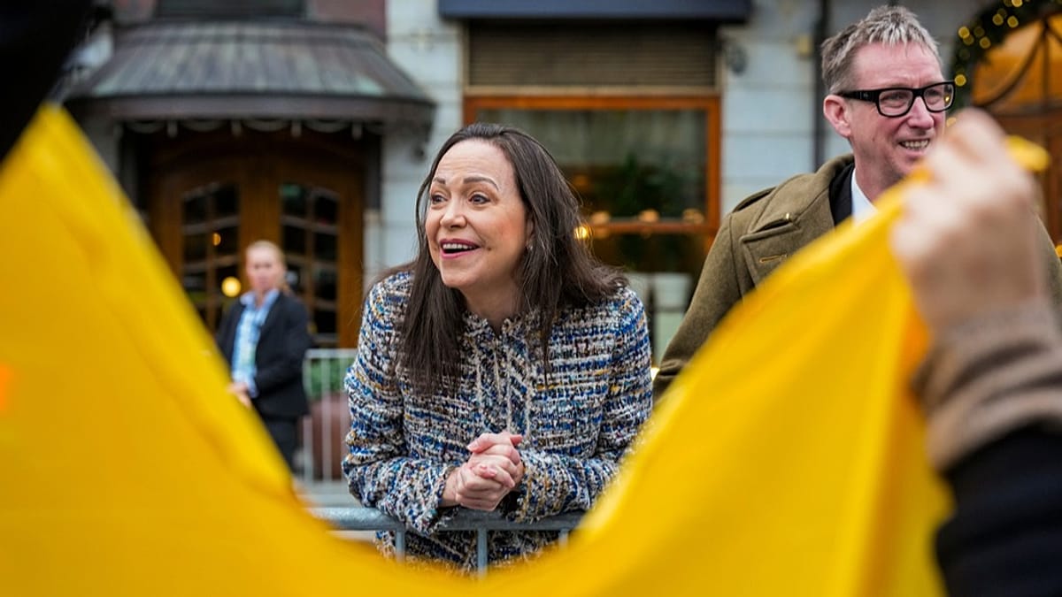 María Corina Machado propone a Trump compartir el Nobel de la Paz para rebajar las tensiones