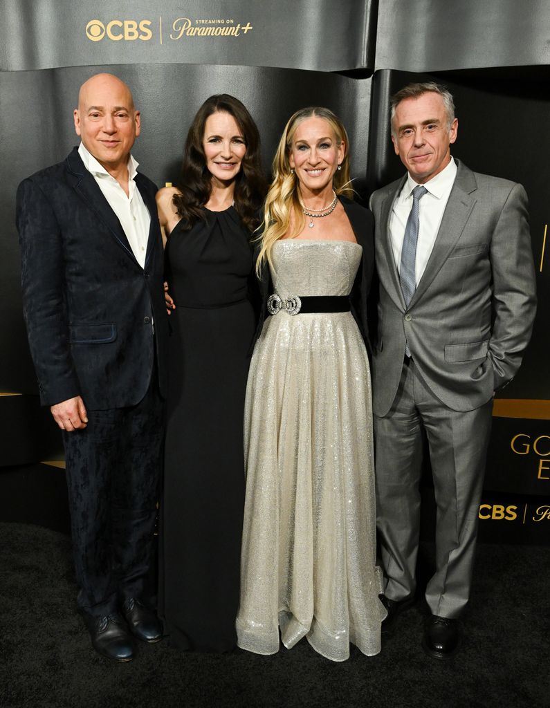 Evan Handler, Kristin Davis, Sarah Jessica Parker y David Eigenberg en la Golden Eve