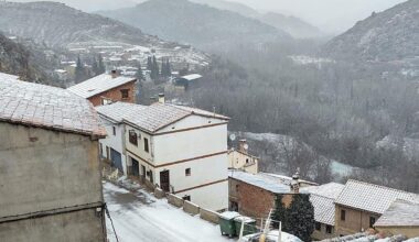 La localidad de la Comunitat donde más frío ha hecho hoy, día de Reyes: hasta -8,8º, récord de la temporada