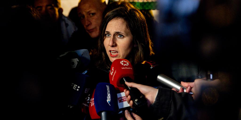 Ione Belarra encabeza la manifestación propalestina antes del Madrid