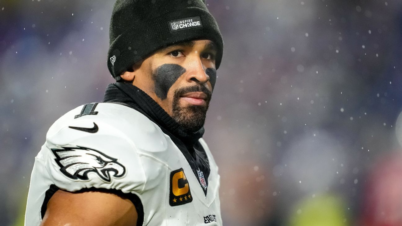 Eagles planean descansar a Jalen Hurts y otros titulares