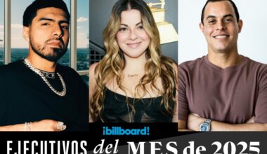 Todos los Ejecutivos del Mes de Billboard Español en 2025