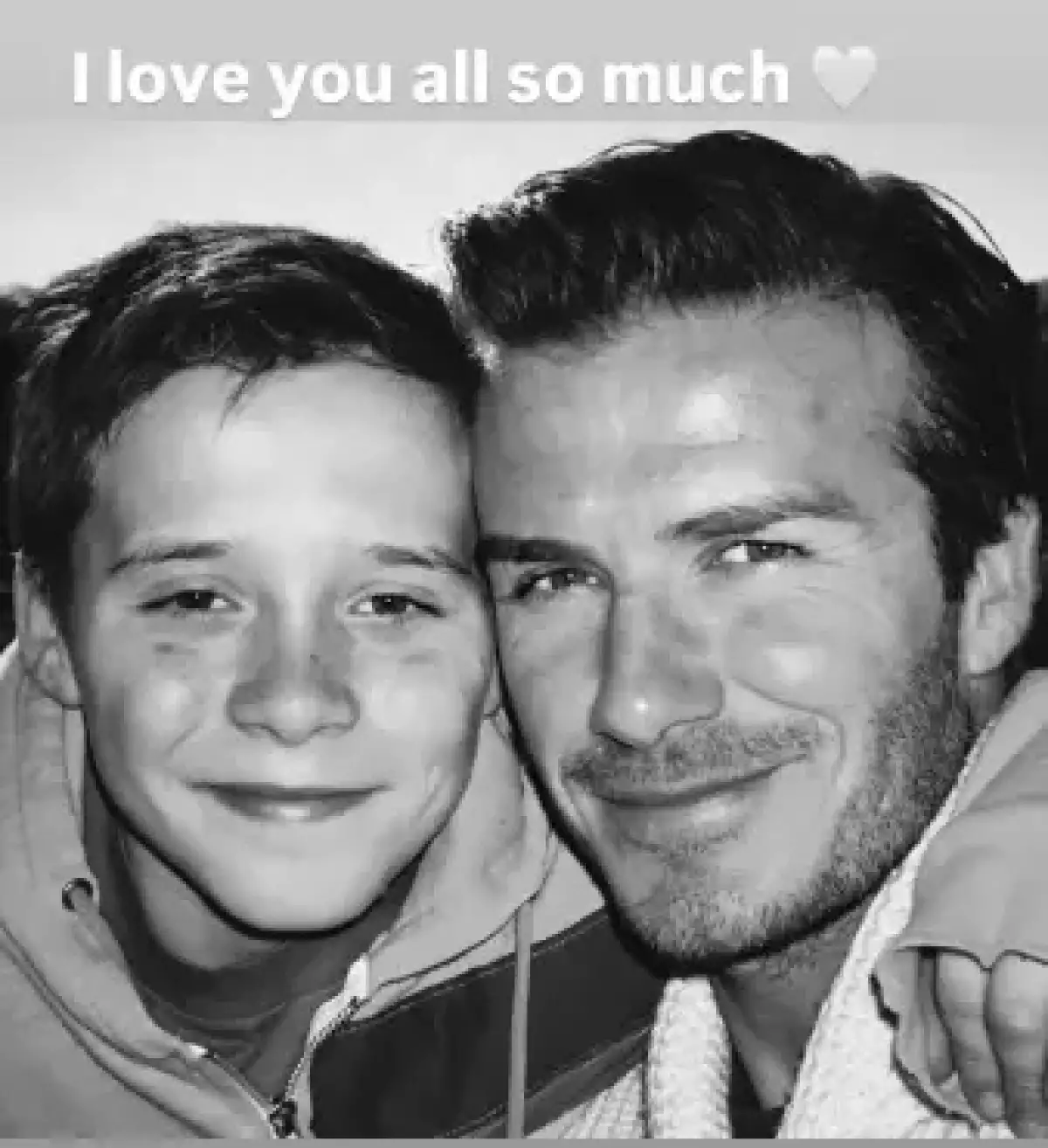 Brooklyn Beckham y David Beckham