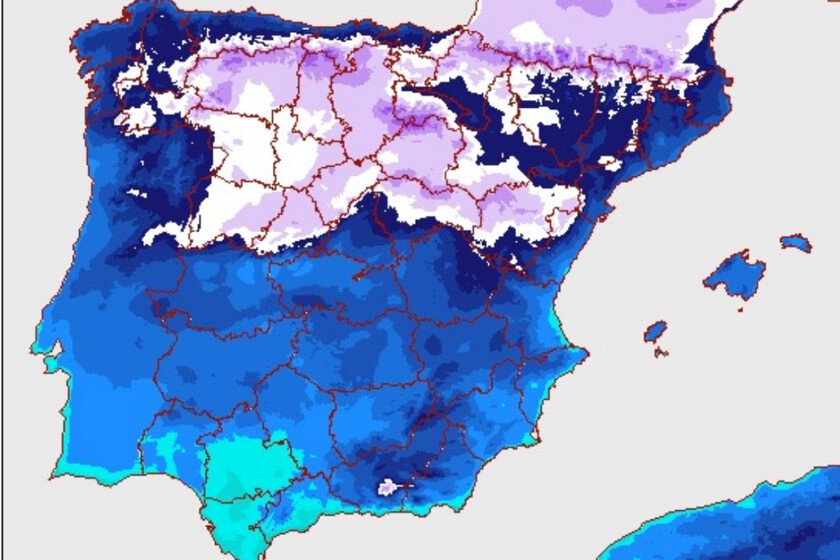 un temporal que apunta a dejar bajo la nieve la noche de Reyes