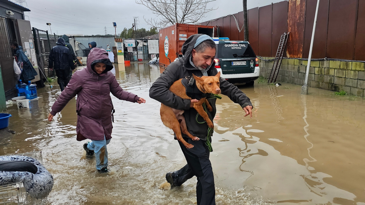 Cádiz y Málaga, bajo los estragos de las lluvias