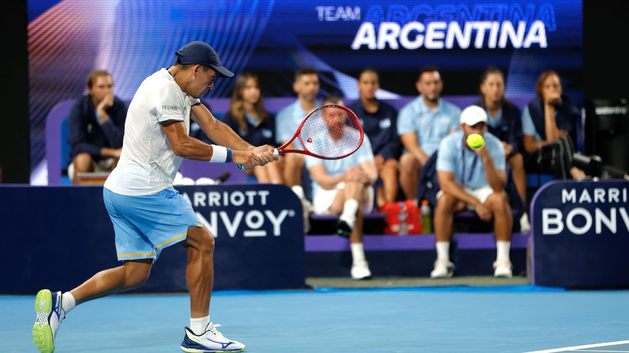 United Cup 2026: Argentina logró una histórica clasificación tras la eliminación de Italia