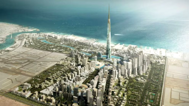 El arquitecto Adrian Smith (quien también diseñó el Burj Khalifa) se inspiró en los brotes de las plantas jóvenes del desierto que emergen de la arena, simbolizando el crecimiento y el futuro de Arabia Saudita.
