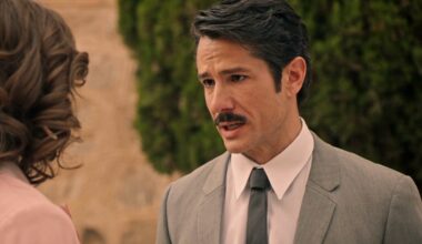 Pelayo de despide de Marta antes de marcharse a México sin contarle la verdad sobre la marcha de Fina