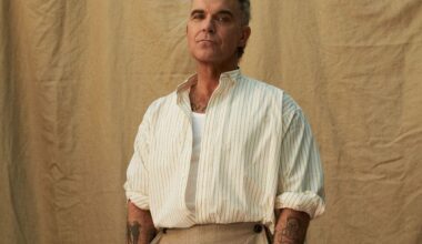 “Temo no ser nada” el desgarrador mensaje que el cantante Robbie Williams recibió de su hija de 13 años