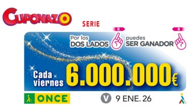 Cuponazo de la ONCE: comprobar los resultados del sorteo hoy, viernes 9 de enero