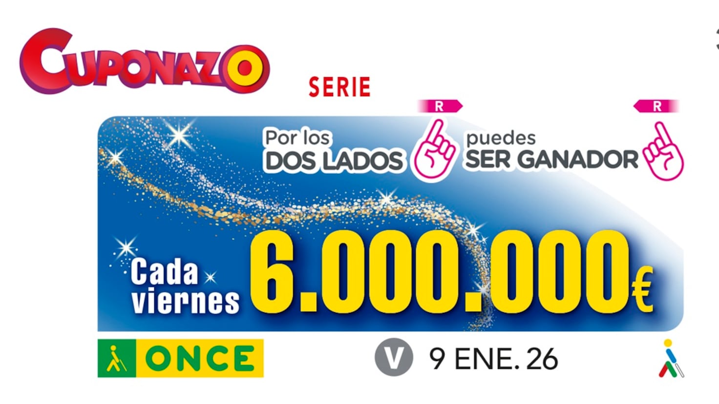Cuponazo de la ONCE: comprobar los resultados del sorteo hoy, viernes 9 de enero