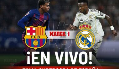 ¿Cómo quedó Barcelona vs Real Madrid? Resultado y goles de Raphinha y Vinicius en Clásico de la Final Supercopa de España 2026