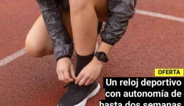 El reloj perfecto para cumplir con tu propósito de Año Nuevo de hacer más deporte es este Garmin que está rebajado