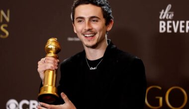 Timothée Chalamet rompe su maldición y gana el Globo de Oro frente a Leonardo DiCaprio - El Mundo