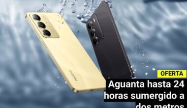 un móvil resistente, con pantalla grande y 256 GB