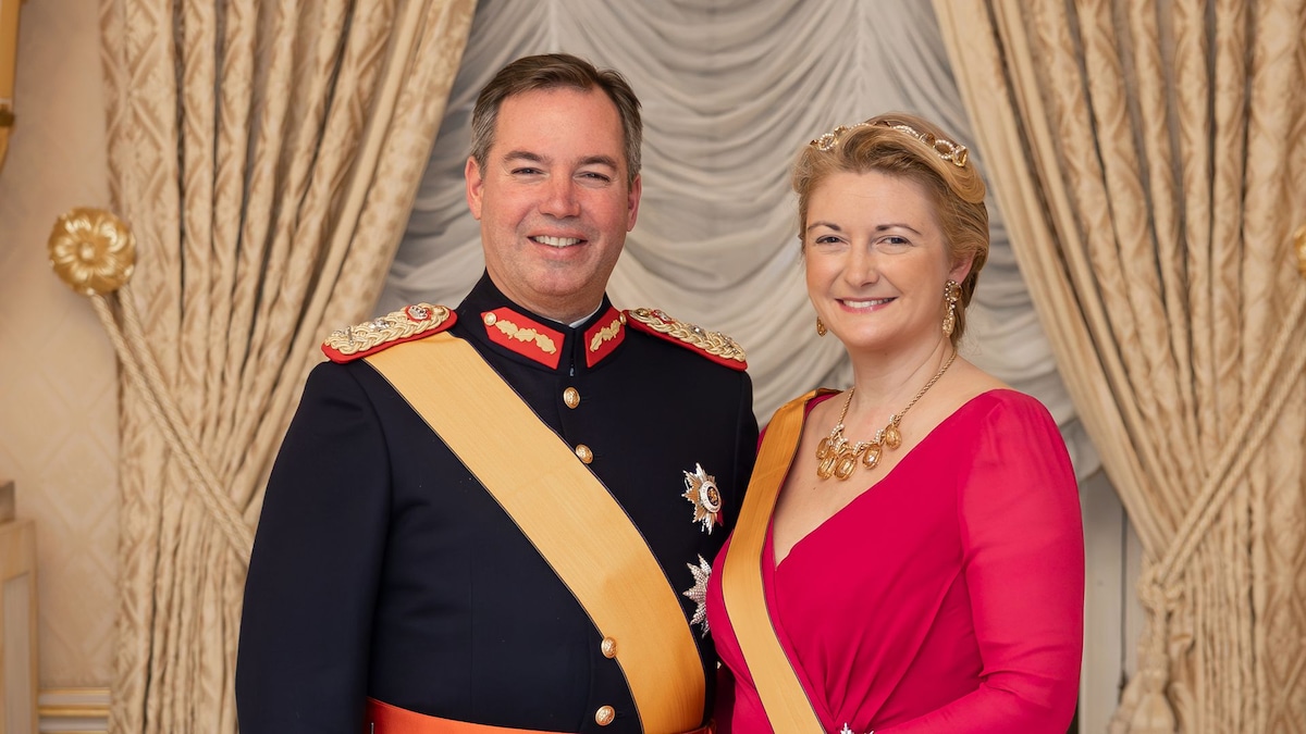 Stéphanie de Luxemburgo debuta en la primera gran gala del año con joyas de perlas y citrinos