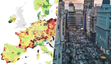 Hay una Europa que se asfixia para pagar la vivienda y otra que vive tranquila. Y este mapa muestra las diferencias