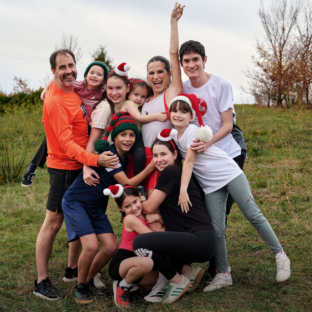 Verdeliss con su familia