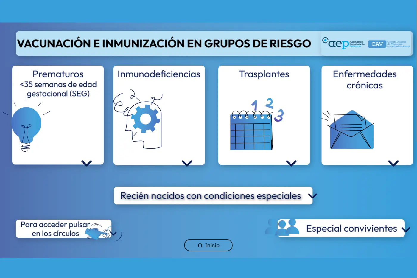 La AEP impulsa una aplicación interactiva para guiar la vacunación en grupos de riesgo