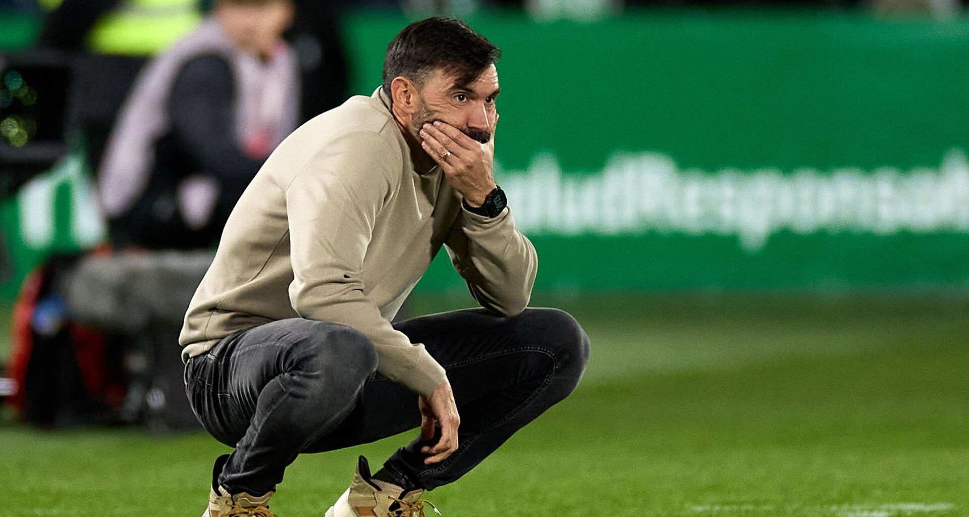 Eder Sarabia, expulsado en el Betis-Elche de Copa