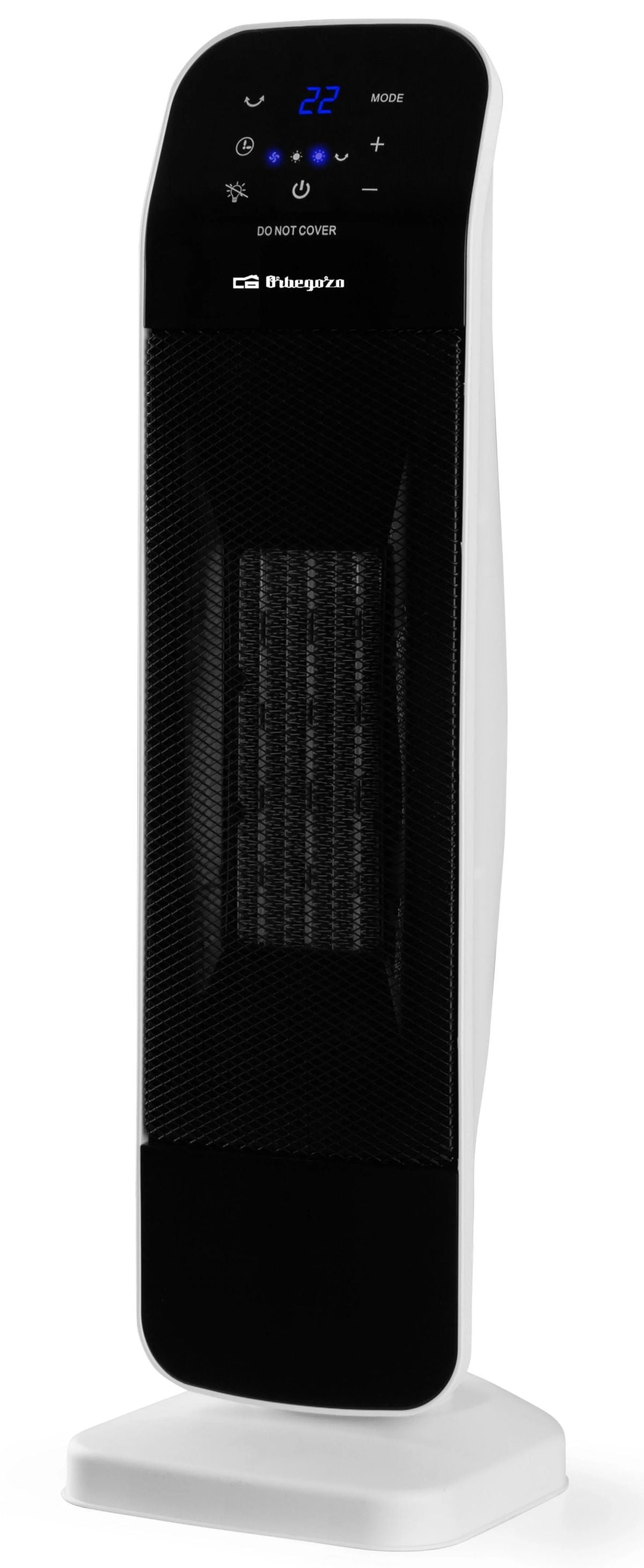 Calefactor de torre cerámico oscilante Orbegozo 2000 W de Leroy Merlin