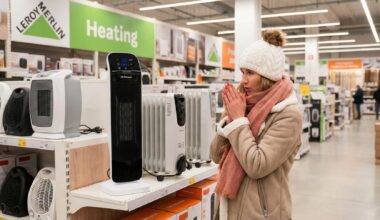 Largas colas en Leroy Merlin por los calefactores portátiles que salvan tu casa del frío invierno