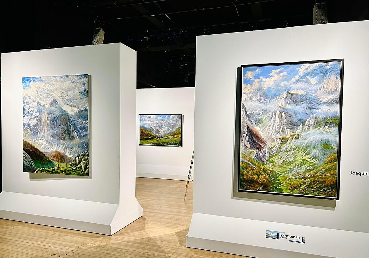 Los paisajes lebaniegos de Joaquín Besoy 'regresan a Santander'