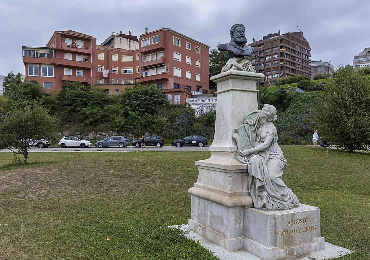 La escultura de Augusto González Linares, en Gamazo, volverá a ser restaurada