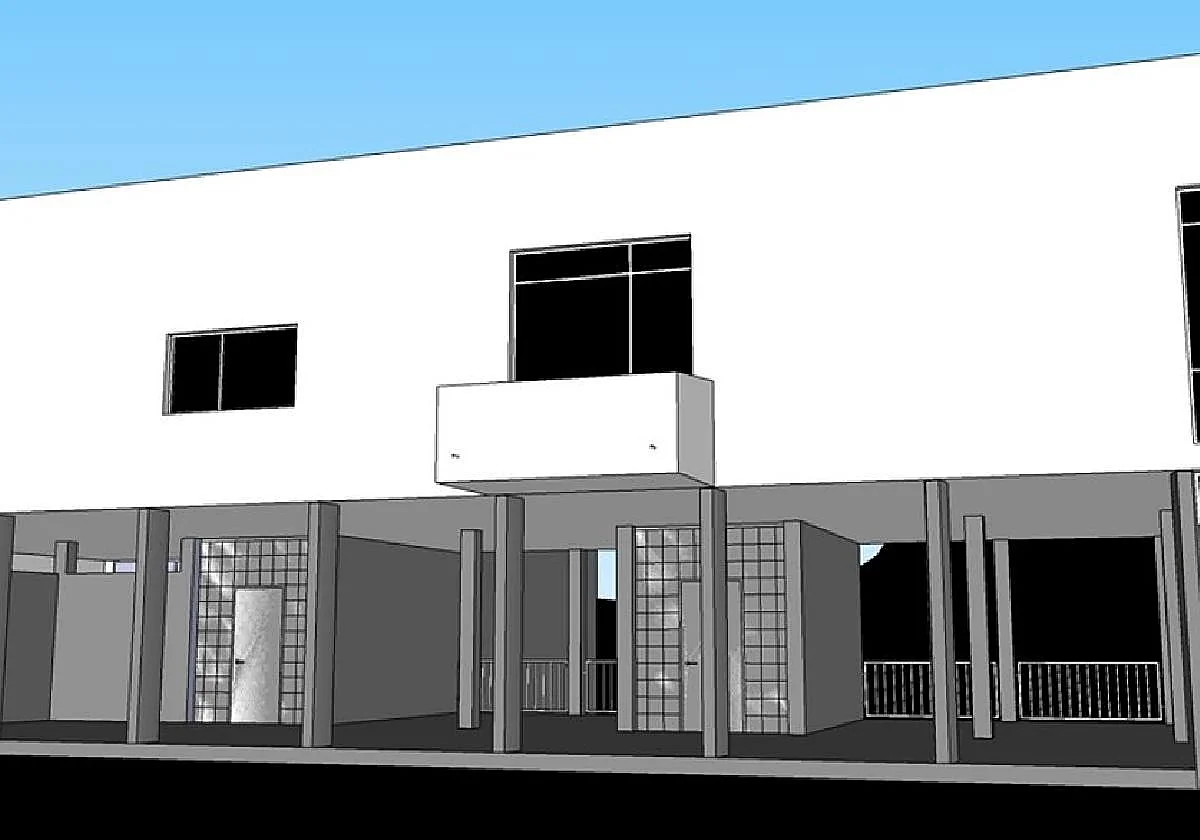 Casa-Taller Oteiza Basterretxea: un prisma blanco suspendido en el espacio de la avenida Iparralde