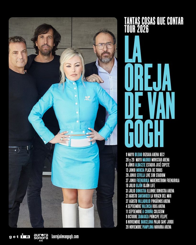 La Oreja de Van Gogh fechas de su tour