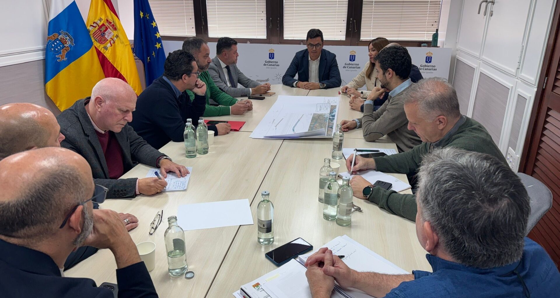 El Ejecutivo y los municipios del norte de Gran Canaria alcanzan un acuerdo para desbloquear el proyecto de trazado de la GC-2