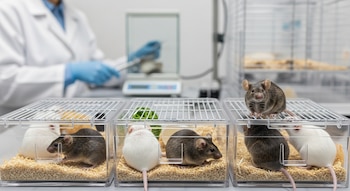 Los ratones con microbiota de