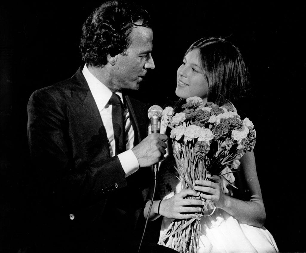 Julio Iglesias, en un concierto con su primogénita
