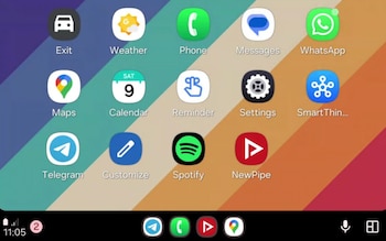 El acceso al menú oculto