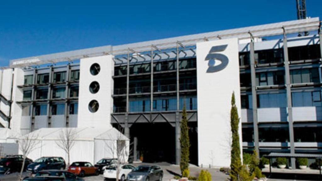 Edificio de Mediaset España en el barrio madrileño de Fuencarral.