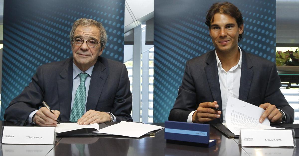 Telefónica pone fin a su alianza con Rafa Nadal tras once años