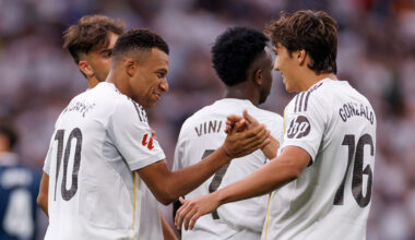 Once inicial del Real Madrid contra el Levante