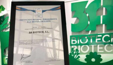 3A Biotech renueva el Certificado de Excelencia en Gestión Ciege