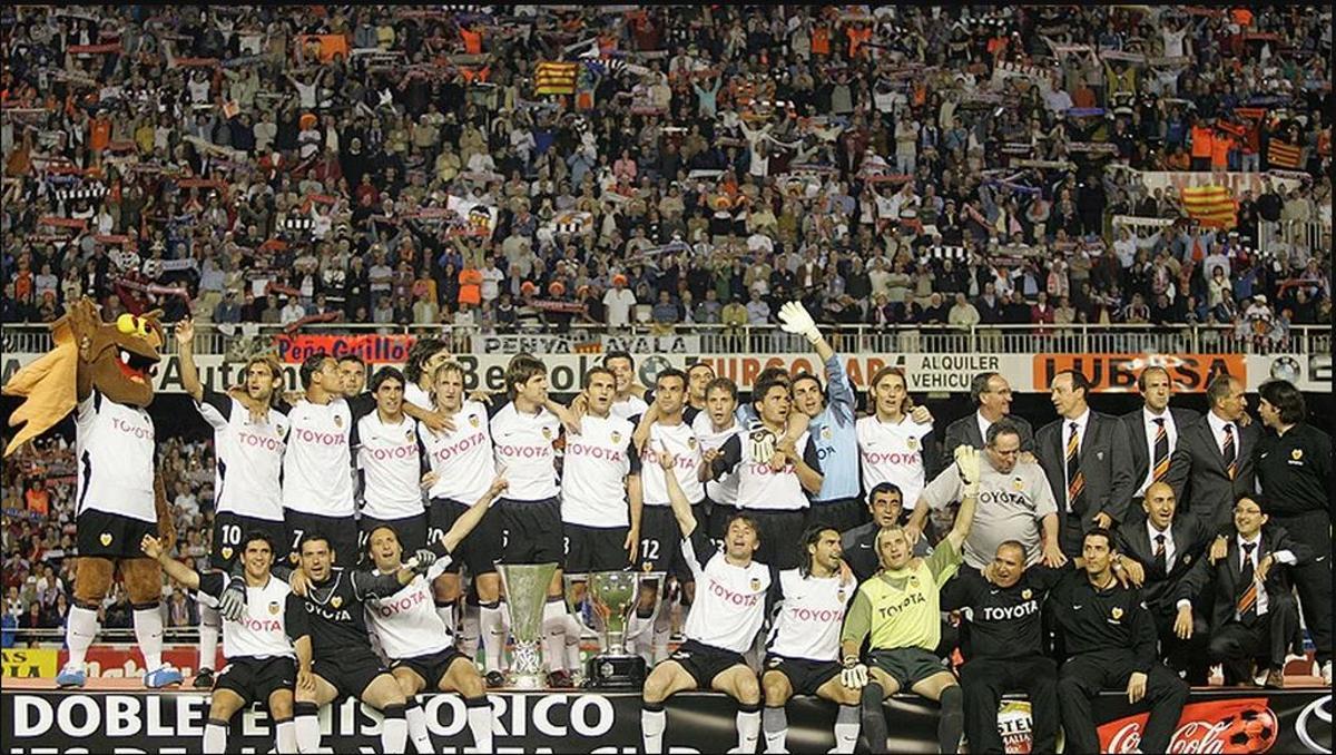 La plantilla del doblete del Valencia CF