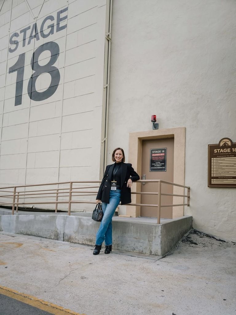 La hija mayor de Alberto de Mónaco ha visitado con su hermano los estudios de la Paramount